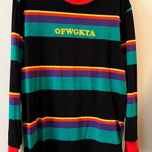 Odd Future Colorful Striped Long Sleeve Shirt